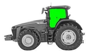 VIDRO '' TRATOR JOHN DEERE JD7815J/7225J/7230J PORTA ESQUERDA MAIOR